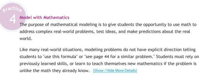 Practice 4 - Model with Mathematics